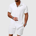 Logan - Men's Textured Matching Duo Set