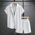 Logan - Men's Textured Matching Duo Set
