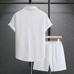 Logan - Men's Textured Matching Duo Set