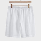 Logan - Men's Textured Short Sleeve Shirt And Shorts Set