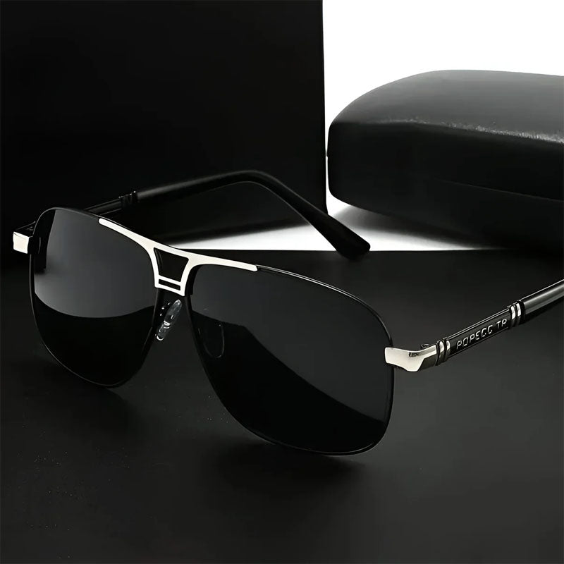 Lunaris - Dark Tinted Aviator Sunglasses