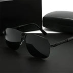Lunaris - Dark Tinted Aviator Sunglasses