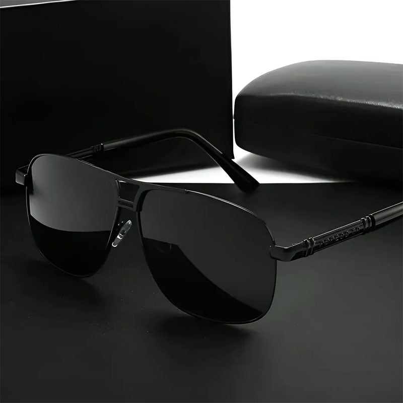Lunaris - Dark Tinted Aviator Sunglasses