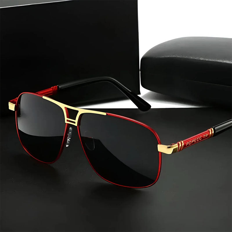 Lunaris - Dark Tinted Aviator Sunglasses