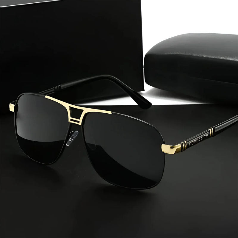 Lunaris - Dark Tinted Aviator Sunglasses
