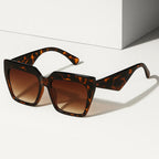 Lunaro - Bold Angular Panther Frame Sunglasses