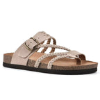 Maisie - Women’s Braided Strap Slide Sandals