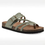 Maisie - Women’s Braided Strap Slide Sandals