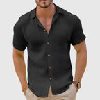 Marco - Men's Lightweight Short Sleeve Button-Up Shirt
