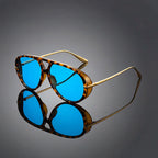 Noctyra - Retro Aviator Tortoiseshell Sunglasses