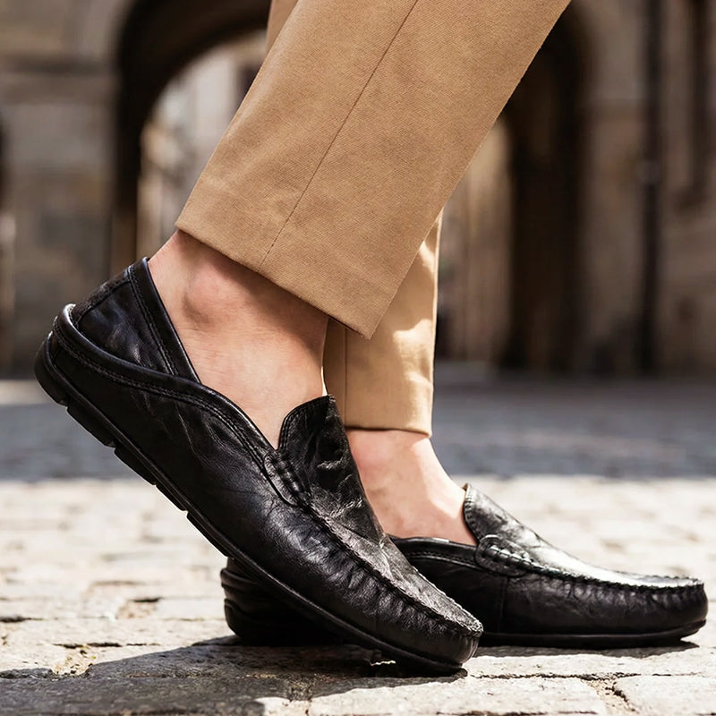 Nolan - Driving Loafers with Flexible Sole