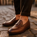 Oliver - Men’s Classic Dress Loafers with Metal Detail