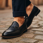 Oliver - Men’s Classic Dress Loafers with Metal Detail