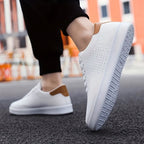 Owen - Men's Minimalist Perforated Low-Top Sneakers