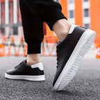 Owen - Men's Minimalist Perforated Low-Top Sneakers