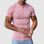Raymond - Slim Fit Polo T-Shirt with Button Placket
