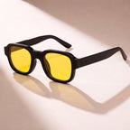 RetroCore - Square Tortoiseshell Frame Sunglasses