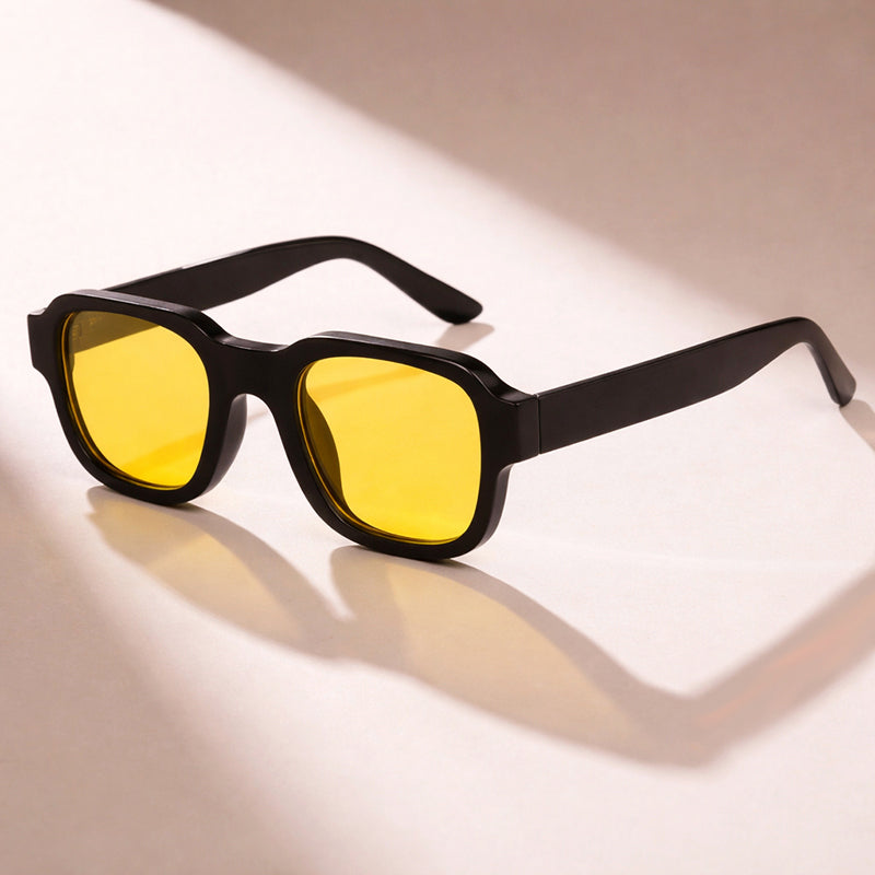 RetroCore - Square Tortoiseshell Frame Sunglasses