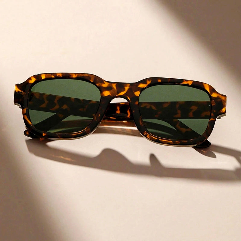 RetroCore - Square Tortoiseshell Frame Sunglasses