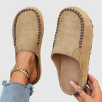 Sierra - Women’s Suede Mule Loafers
