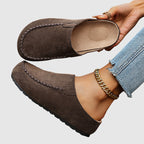 Sierra - Women’s Suede Mule Loafers