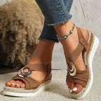 Sophia - Women’s Elastic Strap Platform Sandals