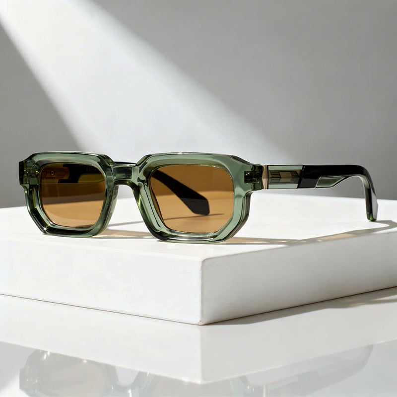 Sorell - Bold Thick Square Frame Sunglasses