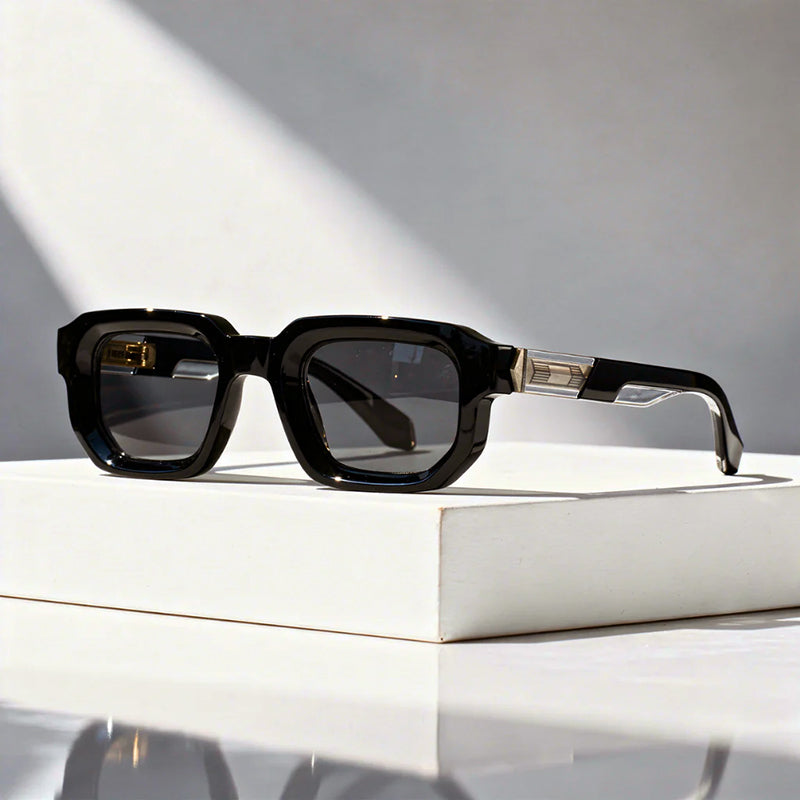 Sorell - Bold Thick Square Frame Sunglasses