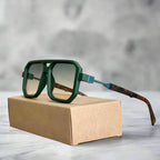 Tyrix - Bold Gradient Lens Square Eyewear