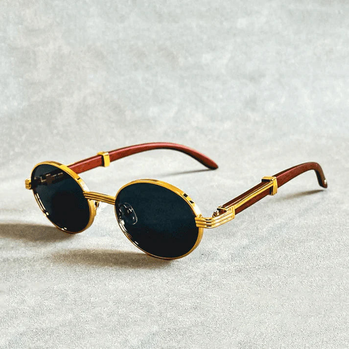 Veyra - Women’s Elegant Circular Metal Sunglasses