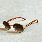 Veyra - Women’s Elegant Circular Metal Sunglasses