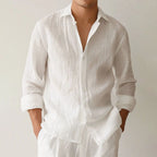 Vincent - Men's Lightweight Button-Up Shirt