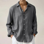 Vincent - Men's Lightweight Button-Up Shirt