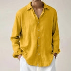 Vincent - Men's Lightweight Button-Up Shirt