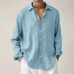 Vincent - Men's Lightweight Button-Up Shirt