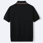 Zachary - Men’s Textured Knit Polo Shirt
