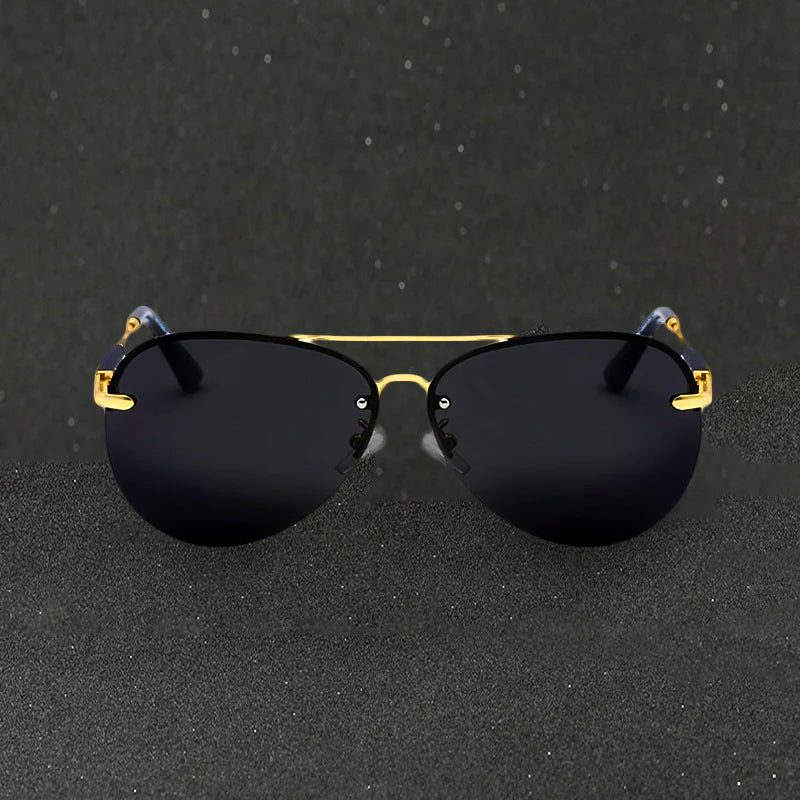 Zyra - Elegant Gradient Lens Aviator Sunglasses
