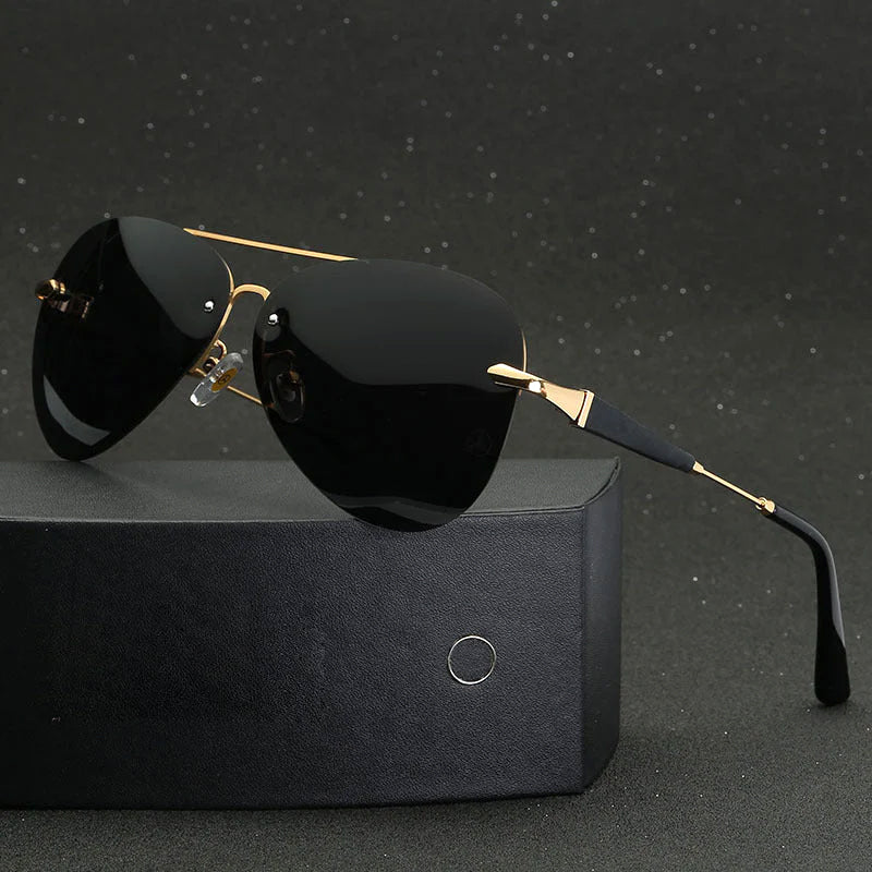 Zyra - Elegant Gradient Lens Aviator Sunglasses